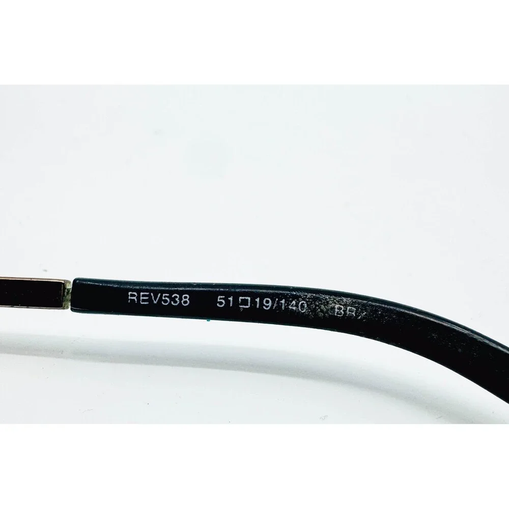 Revolution Eyewear Eyeglasses Mens Brown REV538 Rectangle 51-19-140